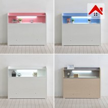 도노코코 도로시 슈퍼싱글 LED 침대 헤드보드 프레임, 침대 헤드만(화이트)