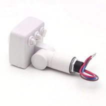 센서등 개몫 인체 적외선 초전 적외선 모션 센서 감지기 모듈 감지 거리 광도 센서, 12mm 흰색