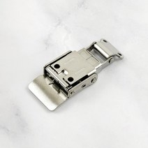 스틸 매미고리 304 1P 버클 DIY 잠금 장치 박스 배달 수납 적재함 후크, 1개