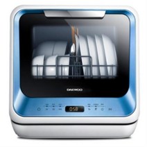 대우 무설치 식기세척기 3인용 블루, DEW-M3400C