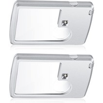 신용 카드 리더기 휴대용 모바일 포스 단말기 포켓 확대경 3X 및 6 X 카드 2개 신용 독서 주얼리 실험, 한개옵션0