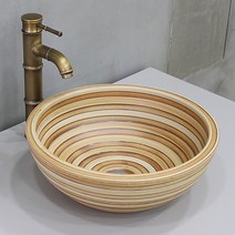 우드라인 도자기볼세면기 탑볼세면기세면대 세면기 세면볼 도기볼, 블랙 유리볼 (멍)자동폽업-BT, P트랩(벽배수) 32cm