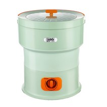 접이식세탁기 미니세탁기 휴대용 속옷 운동화 여행 간편미니 세탁기 9L 건조기 포함 버킷 양말 의류, 옵션 번호 (02) - 파란_EU