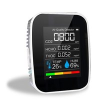 가스계량기 디지털 실내야외 COHCHOTVOC 테스터 CO2 측정기 공기질 모니터 감지기 다기능 가정용 가스 분석, 체코|Type7
