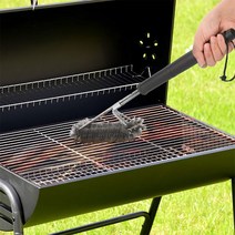 BBQ 그릴 청소솔 브러쉬 캠핑 석쇠 불판 세척 쇠솔, 그릴브러쉬