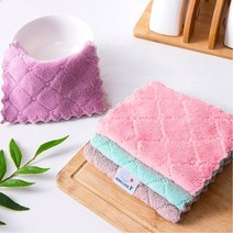 미소라인F 요술행주 극세사 매직행주 수세미 양면컬러행주, 1개