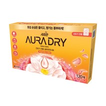 샤프란 아우라 드라이 건조기전용 섬유유연시트 윌유메리미 120매, 1개