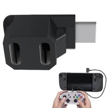 스팀덱도킹스테이션듀얼센스백버튼플스듀얼쇼크 스팀스 데크 독 2 인 1 어댑터 타입 C-USB 충전 데이터 2-, 한개옵션0
