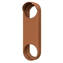 초인종 실리콘 보호 커버 Google Nest Video Doorbell (배터리 모델) 용 방수 방울 스킨 케이스, 한개옵션1, 03 Brown