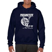 패러글라이딩장비 재미 있은 Paramotor 강화한 패러 글라이더 Hoodies 선물 새로운 봄 높은 탄력있는면 상, 02 네이비 블루_06 XXXL