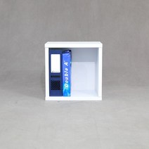 아레다 큐브 칼라박스 1단 공간박스, 400 미니 공간박스 1단, 화이트