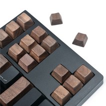 기계식 키보드 walunt 나무 키 캡 oem 프로필 기계식 키보드 맞춤형 키 캡 r4, 오른쪽 시프트 1 키