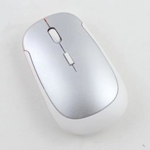 컴퓨터 노트북 PC 용 미니 인체 공학적 무선 마우스 USB 광학 초박형 게임용 샤오미 화웨이 레노버 HP 머, [04] silver