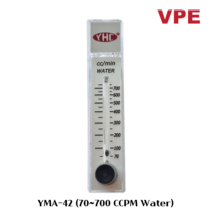 YHC YMA-42 국산 워터 물용 면적식 판넬유량계 (70~700 CCPM)