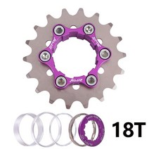 스프로킷 ZTTO-MTB 단일 속도 카세트 톱니 바퀴 자전거 1 단 기어 16T 17T 18T 19T 20T 21T 22T 23T K7 CNC 프리휠 텐셔너, [02] 17T