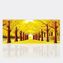은행나무숲 수재샵 보석십자수 DIY 선물 취미 3D 60x30cm