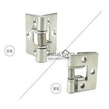 스프링경첩 스텐 HY13B/열림 경첩 수납장 도어자재, 기본