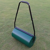 수동 잔디 롤러 압축 테니스장 평탄화 핸드 프레스, 녹색 직경33CM 폭60CM 무게 약75kg