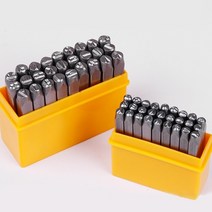 툴쎈 금속펀치 알파벳펀치 영문펀치, 6mm