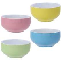 1인가구 한식 상차림 팝컬러 밥그릇 정찬세팅 홈파티 주방센스, 핑크