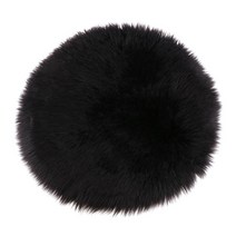 원형러그 인테리어카페트 Round rug interior carpet 부드러운 양가죽