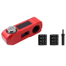 전동킥보드 튜닝 부품 개조 용품 스쿠터 그립 잠금 스로틀 핸들 바 도난 방지 잠금 xiaomi m365 pro 1s 내구성 브레이크 레버 안전 잠금, 빨간색
