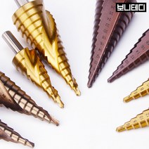 보니테디 스텝드릴 스텐 드릴 홀쏘 천공날 드릴비트, 스텝드릴(HSS-Co), 15스텝, 1개