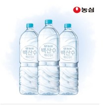 농심 백산수 무라벨 2L 12병 생수