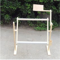 [PINK LITCHI]십자수틀 가정용 탁상용 자수틀 QJJ330LTT403XJ02, 사진색