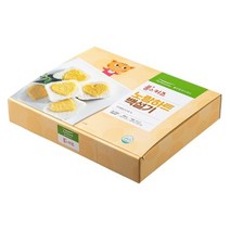 풀무원 풀스키즈 노랑하트 백설기 (냉동), 1개, 400g