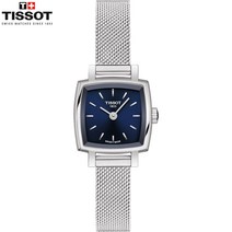 티쏘 러블리 스퀘어 여성 메탈 손목 시계 T058.109.11.041.00