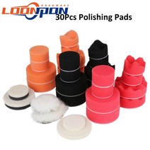 폴리싱 광택기 무선 듀얼 에어 샌더 그라인딩 툴 머신 키트 자동차 연마 용 2 인치3 공압 폴리싱, 08 Sponge suit 2