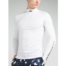 제이린드버그 아엘로 소프트 컴프레션 화이트 색상 긴팔 셔츠 남성 골프웨어