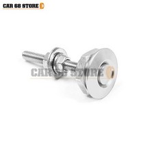 해외 범용 알루미늄 푸시 버튼 빌렛 퀵 릴리스 레이싱 카 프론트 범퍼 후드 핀 엔진 보닛 잠금 래치 클립, 은, One Size