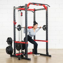 홈짐 가성비 스미스머신 하중 500kg 파워 랙 홈트 가정용 스미스 머신 스쿼트 멀티 파워 랙 헬스 세트 파워렉 치닝디핑 스쿼트머신 철봉 턱걸이운동기구 벤치, 파워 랙 메인 랙 hdpc(2박스)