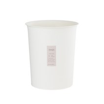 심플 원형오픈 휴지통 10L, 화이트