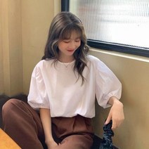 김비서블라우스 왕리본 블라우스 여름 곱창 봄 벌룬 4 5 월 결혼식 하객룩