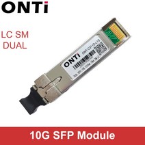 10G 이중 10/40/80KM SFP 모듈 SM LC 단일 모드 광학 Cisco/Mikrotik 스위치와 호환 가능, [02] 1pcs 10km 1310nm
