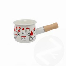 일본식 가정용 빈티지 법랑냄비 10cm 편수 밀크팬 이유식 냄비 커피 라면 우유 소스, 하우스