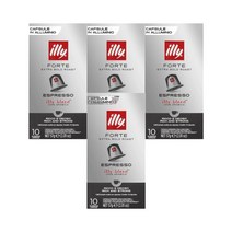 일리커피 에스프레소 포르테 캡슐 10개 Illy Espresso Forte Capsules, 4팩