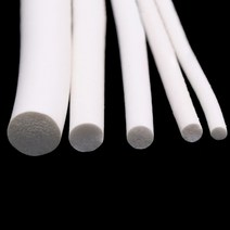 실리콘 고무 스폰지 스트립 흰색 폐쇄 셀 원형 폼 후원자 로드 씰, 03 2.5mm 5M