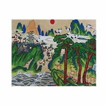 DIY명화그리기 유화 페인팅 십장생도 40X50, 단품