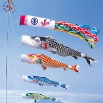 4070100 cm 일본 스타일 잉어 바람 양말 깃발 바람 종소리 교수형 장식 마당 koinobori 교수형 장식, 검은색, 70cm