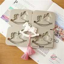 Weihe diy 소재 디퓨저 왁스 석고 홀더 베이스 실리콘 몰드 향기확산 파라핀 시트 디퓨저 몰드, 4 개의 연결된 트로이 목마