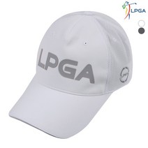 [LPGA골프웨어] 남성 투톤 LPGA 로고 메쉬 볼캡(L191AP102P), 단품