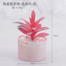 미니조화화분 생화같은조화 인조화분 해바라기 다육식물, BX.연근색, 파인애플 레드 컬러 기준