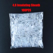 전동킥보드안장 의자 부품 50 개/몫 28/48/63mm 여성과 남성 압착 단자 커넥터 금 황동/은색 자동차 스피커 전선 세트, 4.8 Sheath