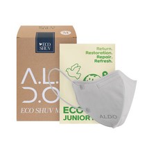 알도 에코슈브 주니어마스크 중형 25매, 그레이 25매 중형(M)