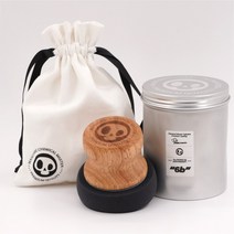 매스코닉 우드퍽 5a / 6b 왁싱 손잡이 스펀지 천연 우드 나무