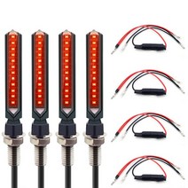 LED 오토바이 방향 지시등 두카티 몬스터 600 스트리트 파이터 821 멀티스트라다 1200 748 1199, 08 ZXD-006-HON-4PCS-000